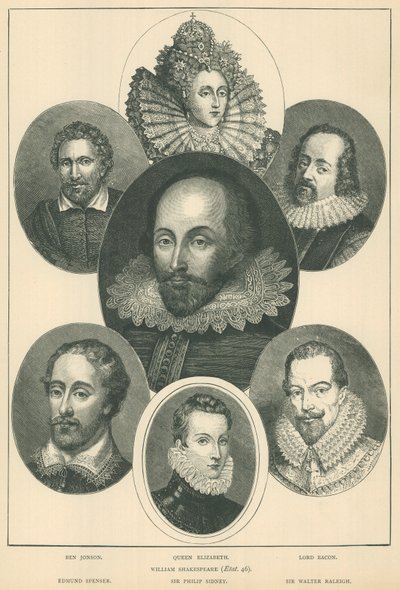 William Szekspir i jemu współcześni autorstwa English School