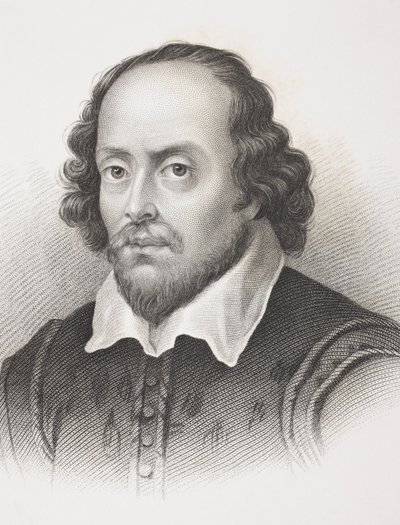William Shakespeare, z "Galerii portretów historycznych", opublikowanej ok. 1880 r. autorstwa English School