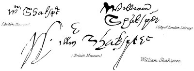 William Szekspir autorstwa English School