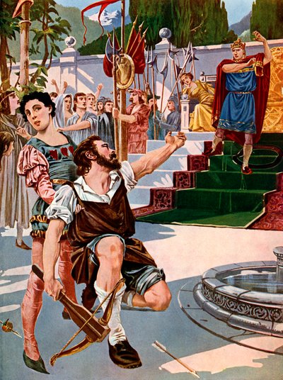 Wilhelm Tell, akt III scena III autorstwa English School