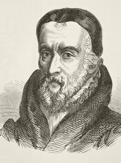 William Tyndale, z „The National and Domestic History of England” Williama Hickmana Smitha Aubreya (1858-1916) opublikowanego w Londynie ok. 1890 r. autorstwa English School