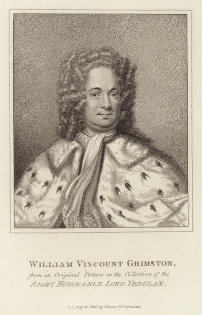 William Wicehrabia Grimston autorstwa English School