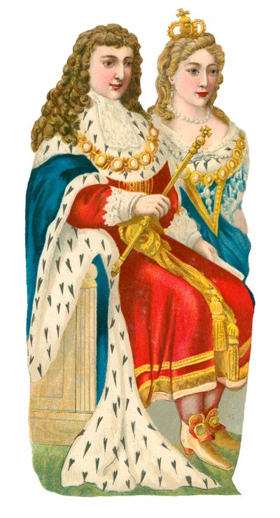 William i Mary autorstwa English School