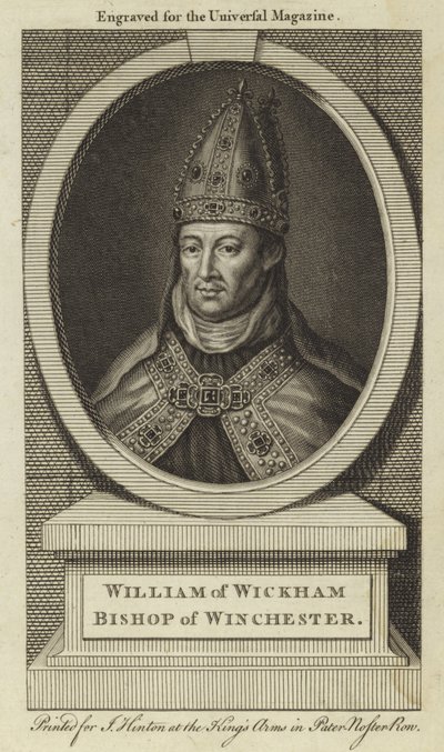 William of Wickham, biskup Winchester autorstwa English School