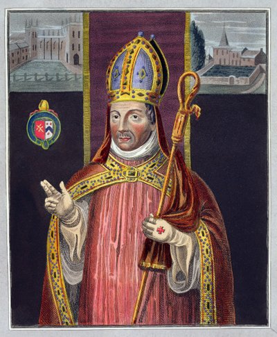 Wilhelm z Wykeham (1325-1404) autorstwa English School