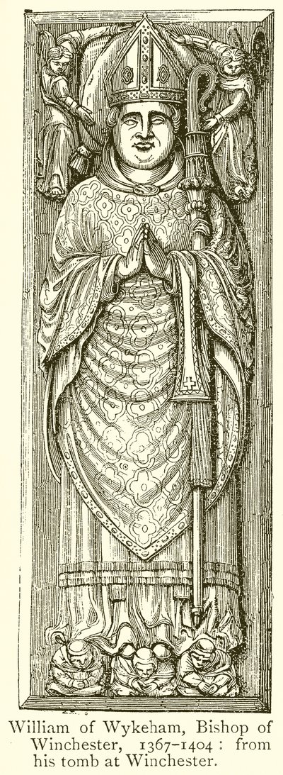 Wilhelm z Wykeham, biskup Winchester, 1367-1404 autorstwa English School