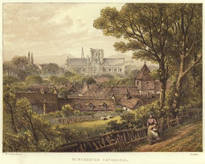 Katedra w Winchester w Winchester autorstwa English School