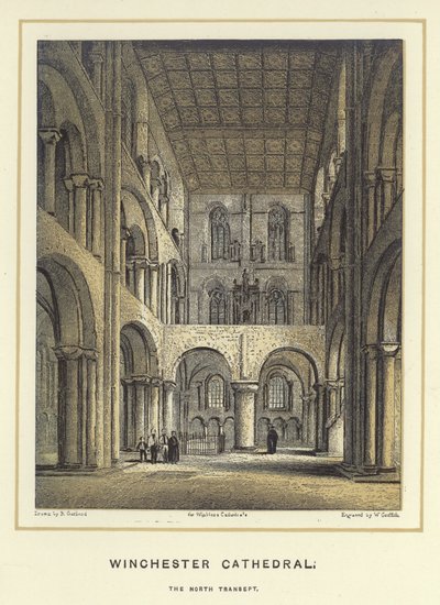 Katedra w Winchester, północny transept autorstwa English School