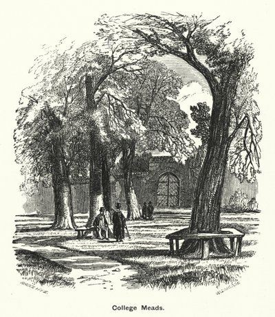 Winchester College: College Meads (grawerowanie) autorstwa English School