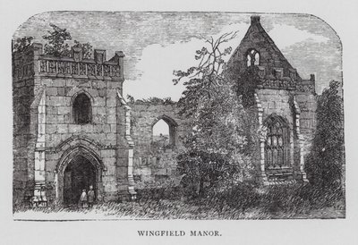 Dwór Wingfieldów (grawerowanie) autorstwa English School