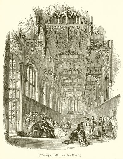 Wolseys Hall, Hampton Court autorstwa English School