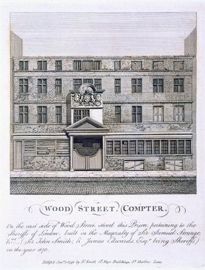 Wood Street, Comper, wyd. 1793. autorstwa English School