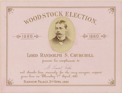 Wybory Woodstock 1880 autorstwa English School