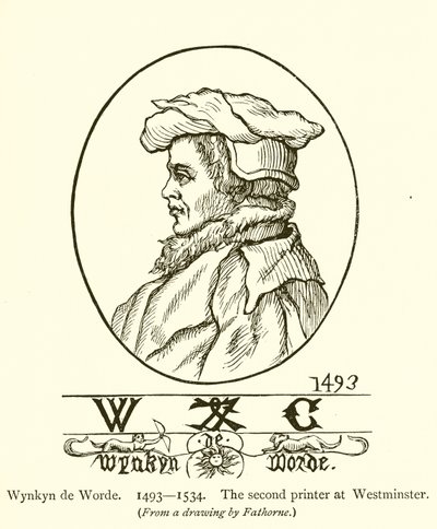 Wynkyn de Worde, Druga drukarnia w Westminster autorstwa English School
