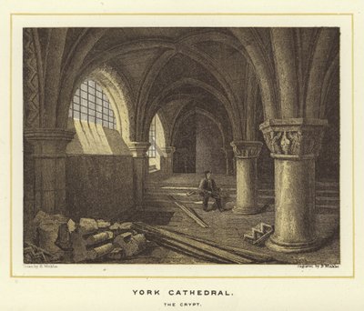 Katedra w Yorku, krypta autorstwa English School