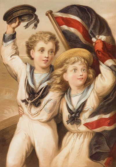 Młoda Anglia (chromolitho) autorstwa English School