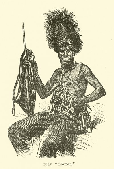 Zuluski lekarz autorstwa English School