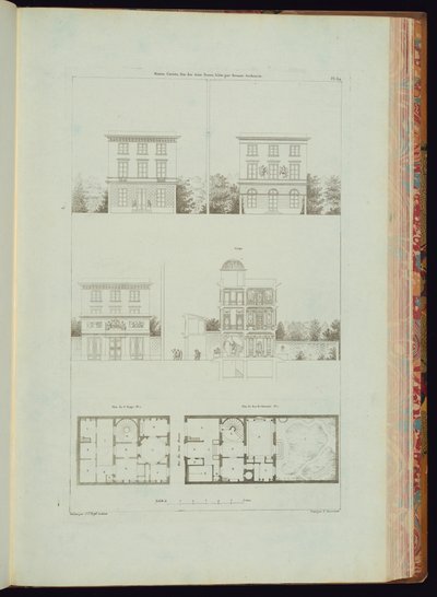 Oprawa (Francja) autorstwa Engraved by Charles Nicolas Ransonnette