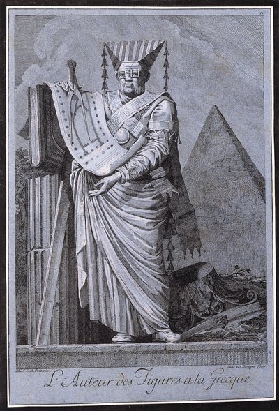Architekt w stylu greckim, 1771 autorstwa Ennemond Alexandre Petitot