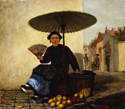 Sprzedawca owoców, 1862 autorstwa Enoch Wood Perry