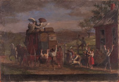 Studium dla trenera Pemigewasett, ok. 1880-89 autorstwa Enoch Wood Perry