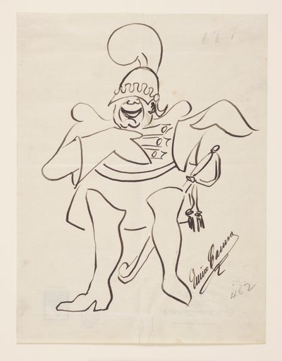 Enrico Caruso jako Don José w „Carmen” autorstwa Enrico Caruso