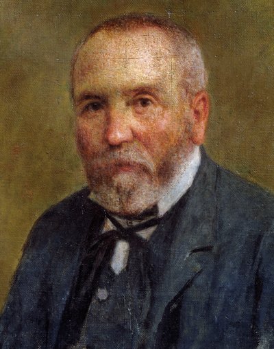 Portret mojego ojca (Giuseppe Cavalli) (olej na płótnie) autorstwa Enrico Cavalli