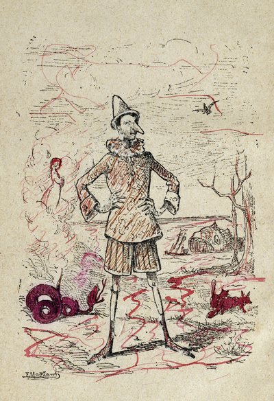 Pinokio, 1883 r. autorstwa Enrico Mazzanti