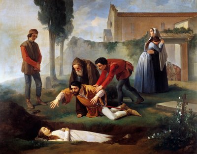 Pogrzeb Pia de Tolomei autorstwa Enrico Pollastrini