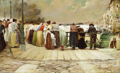 Na moście, 1893 autorstwa Enrique Serra