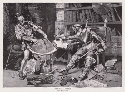 „Buccaneers” (grawerowanie) autorstwa Enrique Serra