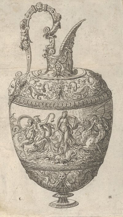 Projekt dla dzbanka, 1565. autorstwa Erasmus Hornick