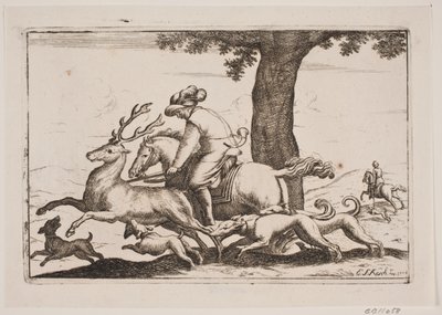 Polowanie na Parforce autorstwa Erasmus Sigismund Resch