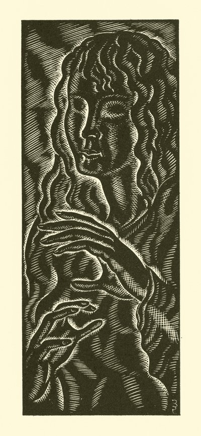 Ślepa dziewczyna autorstwa Eric Gill