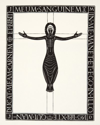 Krucyfiks autorstwa Eric Gill