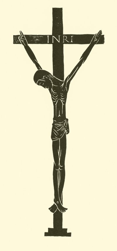 Krucyfiks autorstwa Eric Gill
