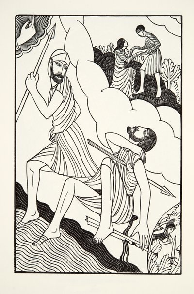 Śmierć Troilusa autorstwa Eric Gill