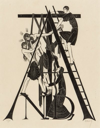 Osadzanie autorstwa Eric Gill