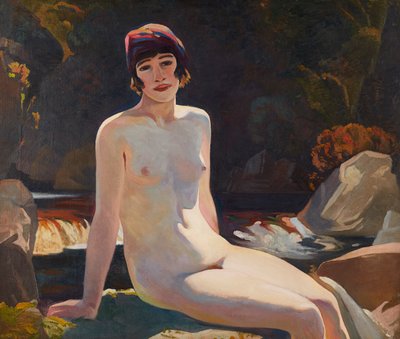Cecile (Walton) w Crianlarich (na płótnie) autorstwa Eric Harald Macbeth Robertson