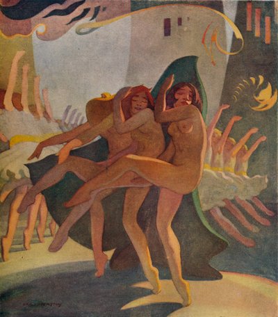 Rytm Tańca, ok. 1920 autorstwa Eric Harald Macbeth Robertson