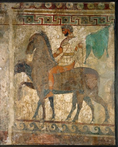 Jeździec w procesji autorstwa Erich Lessing