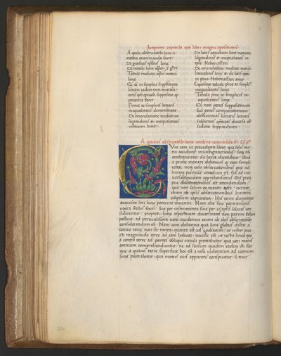 Cała strona: tekst z inicjałem "C"... autorstwa Erich Lessing