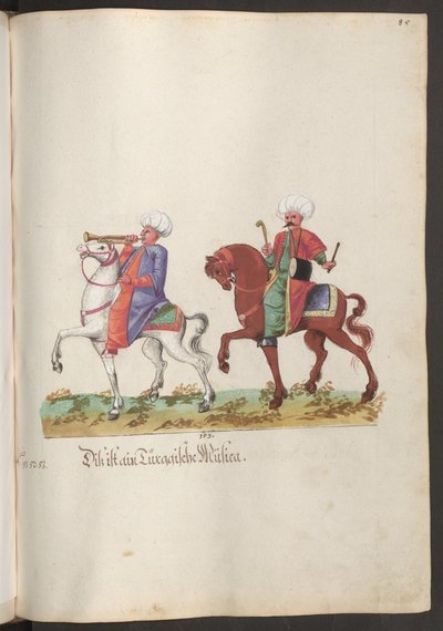 Turecka ceremonia ślubna: muzycy z trąbką i bębnem autorstwa Erich Lessing