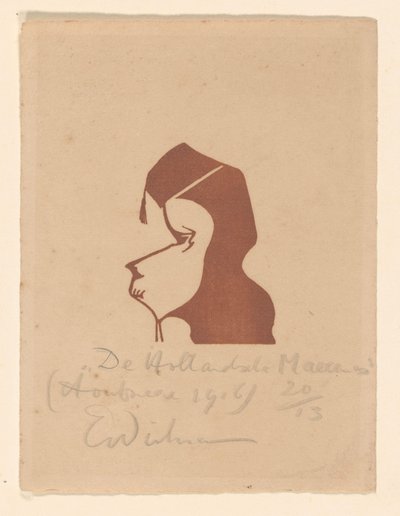 De Hollandsche Maecenas (oryginalny tytuł na obiekcie) autorstwa Erich Wichmann (signed by artist)