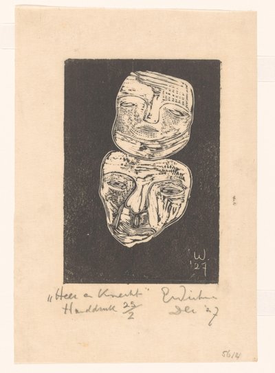 Pan i sługa (oryginalny tytuł na obiekcie) autorstwa Erich Wichmann (signed by artist)