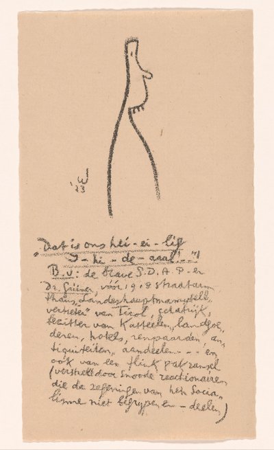 karykatura figury Idealists II i dalsze notatki (oryginalny tytuł serii) autorstwa Erich Wichmann