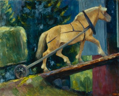 Most stodoły autorstwa Erik Theodor Werenskiold