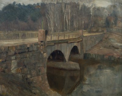 Most Lysaker autorstwa Erik Theodor Werenskiold