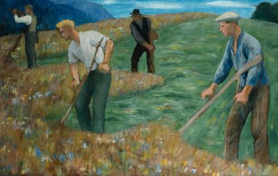 Kosiarki autorstwa Erik Theodor Werenskiold