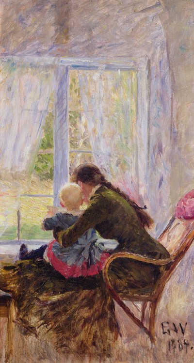 Ty i Bebe autorstwa Erik Theodor Werenskiold
